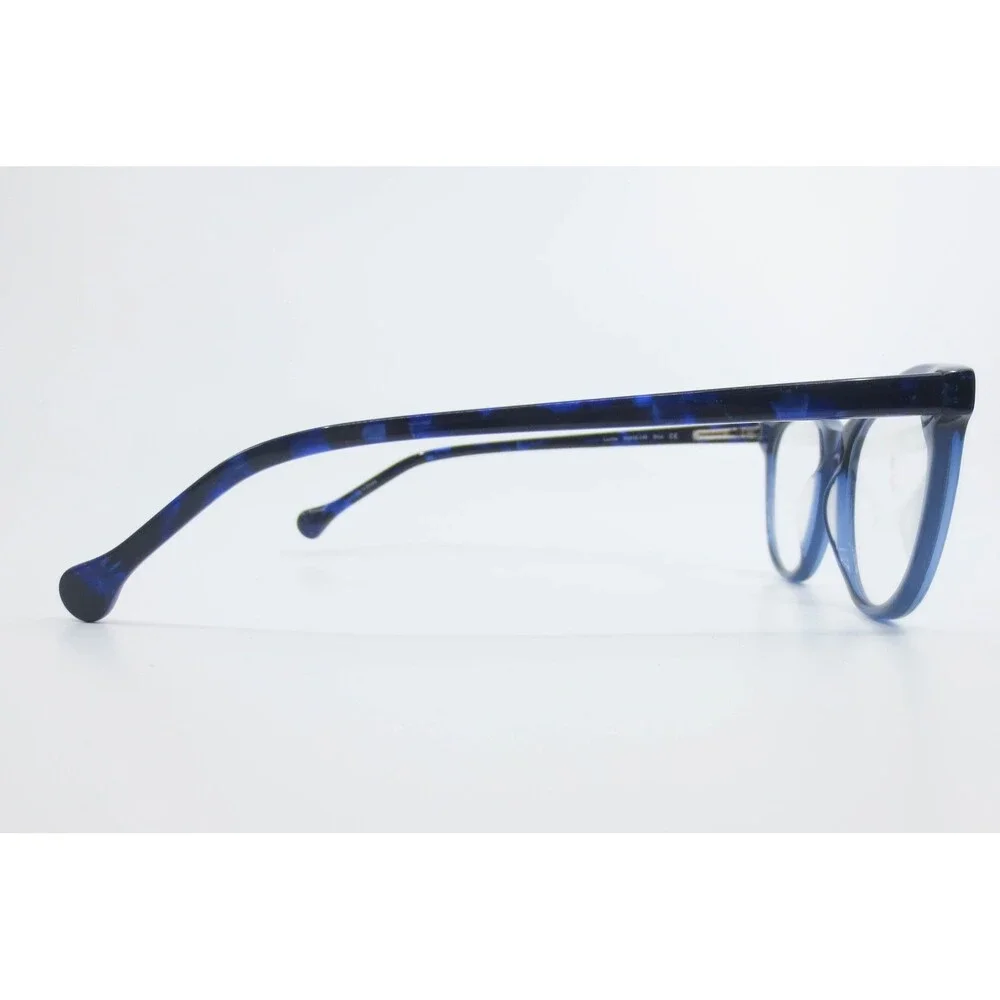 Aura Eyewear Lucille Blue Tortoise Cat Eye Eyeglass Frames 50-18-145 40668